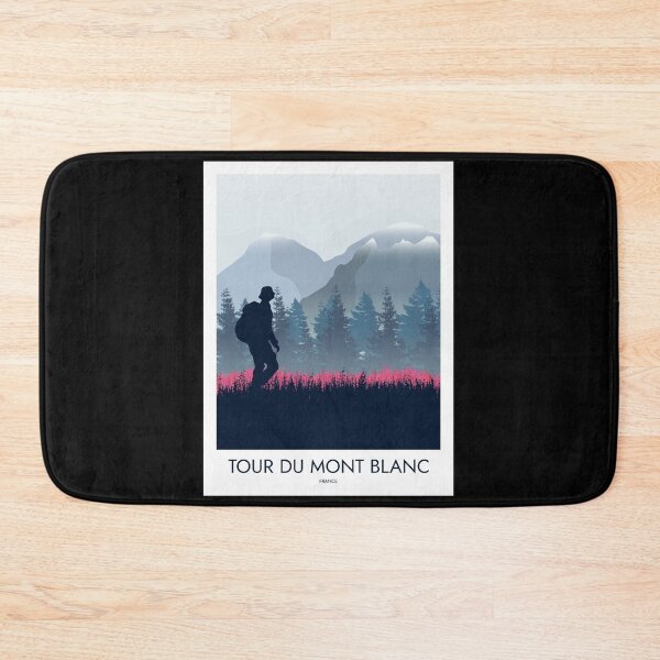 Item preview, Tour Du Mont Blanc - Minimalist Travel Style - Vintage Travel Art designed and sold by PopCultArcade.