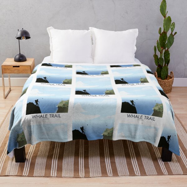 Item preview, Whale Trail - Minimalist Travel Style - Vintage Travel Art designed and sold by PopCultArcade.