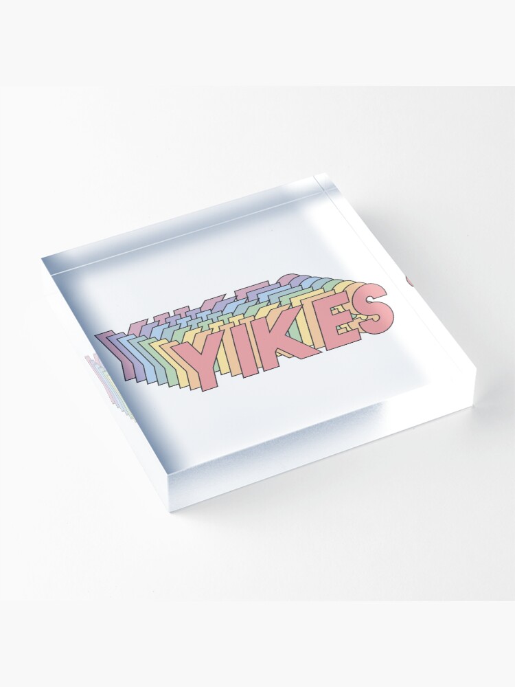 Alternate view of YIKES Acrylic Block