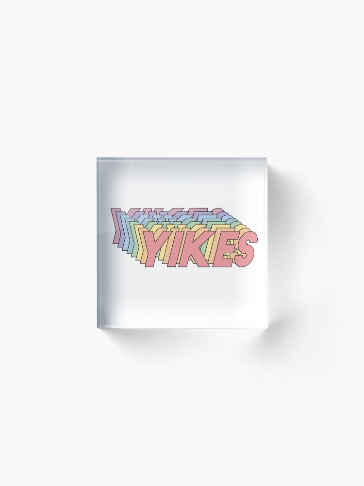 Alternate view of YIKES Acrylic Block