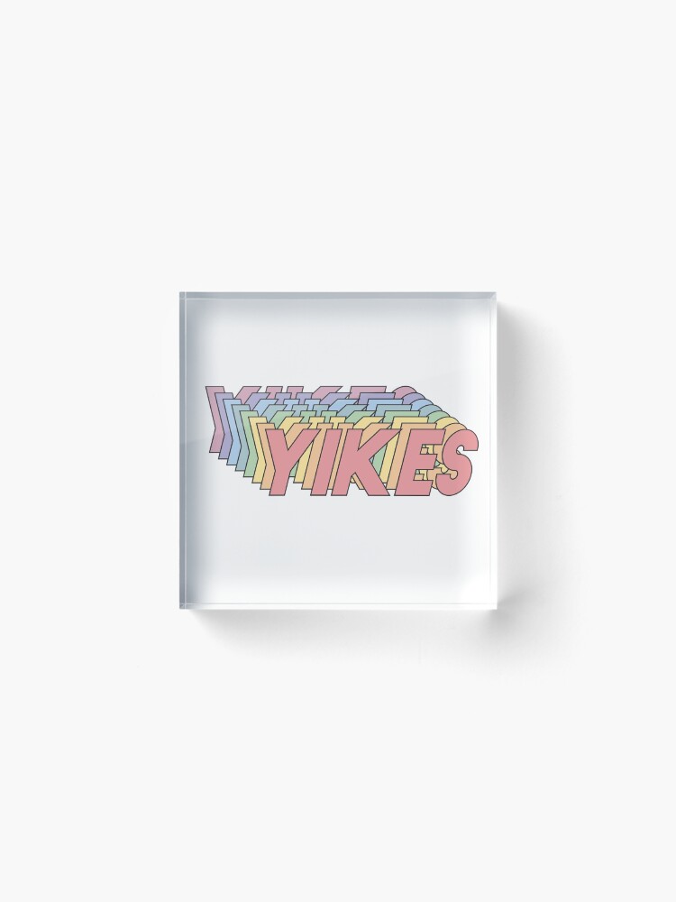 Alternate view of YIKES Acrylic Block