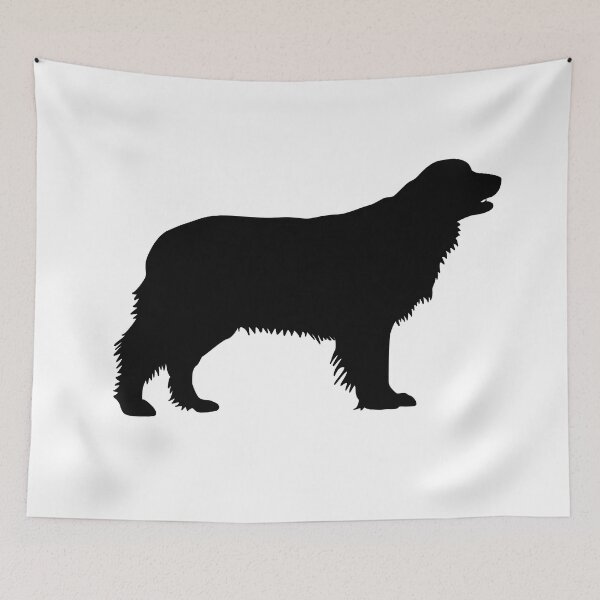 Artikelvorschau, hovawart silhouette schwarz entworfen und verkauft von dog-shirt.
