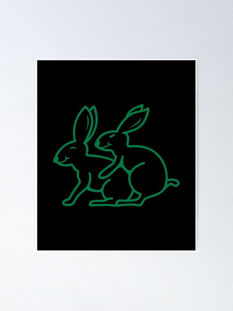 Sexy Rabbits Poster For Sale By Flowtoys Redbubble