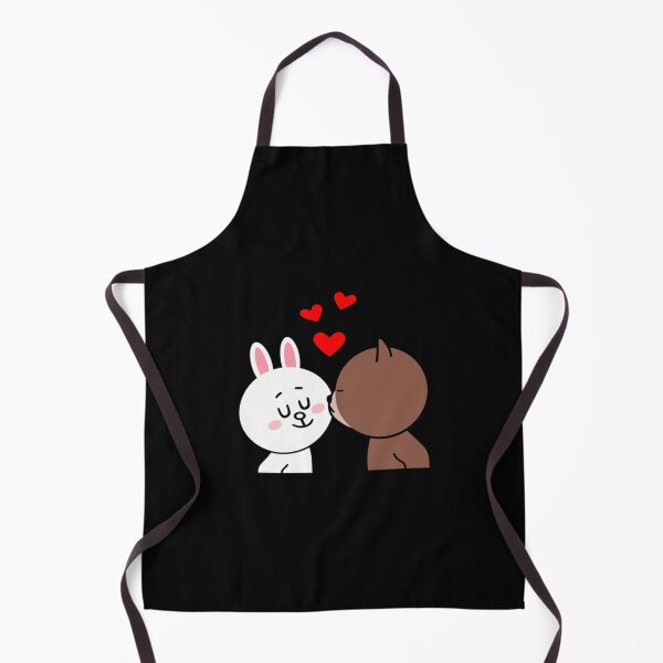 Item preview, Brown Bear Cony Bunny Rabbit The Kiss designed and sold by DevaBomba.