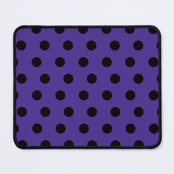 Item preview, Classic Polka Dot_ Black Dark Purple Chic Violet Vivid Lavender designed and sold by mimihuang creations.