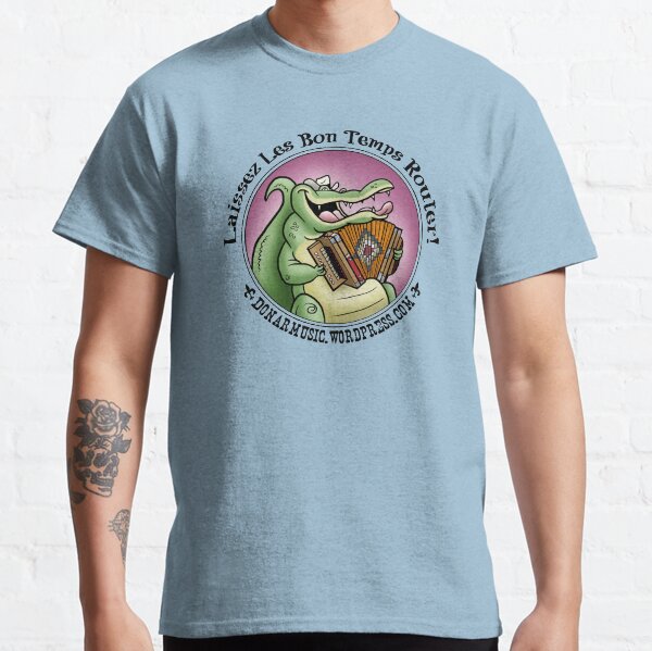 Cajun Gator With Accordion Classic T-Shirt