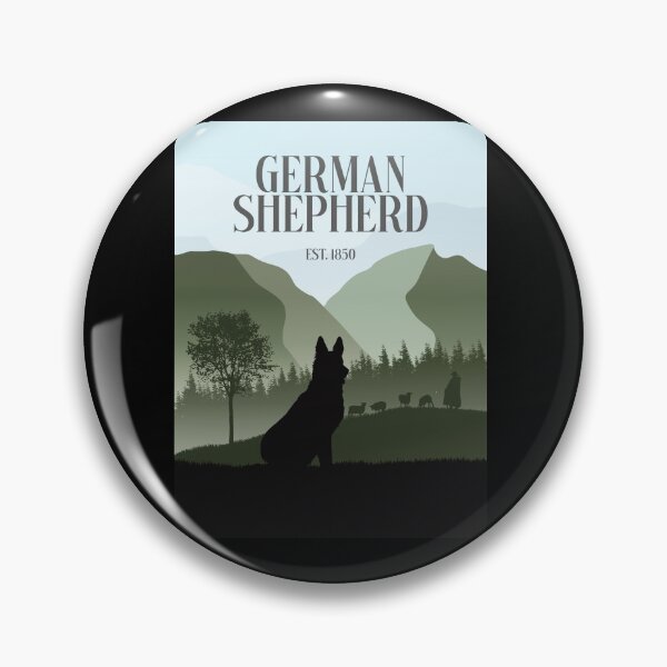 Item preview, German Shepherd 1850 - Minimalist Travel Style - Origin of Dogs designed and sold by PopCultArcade.