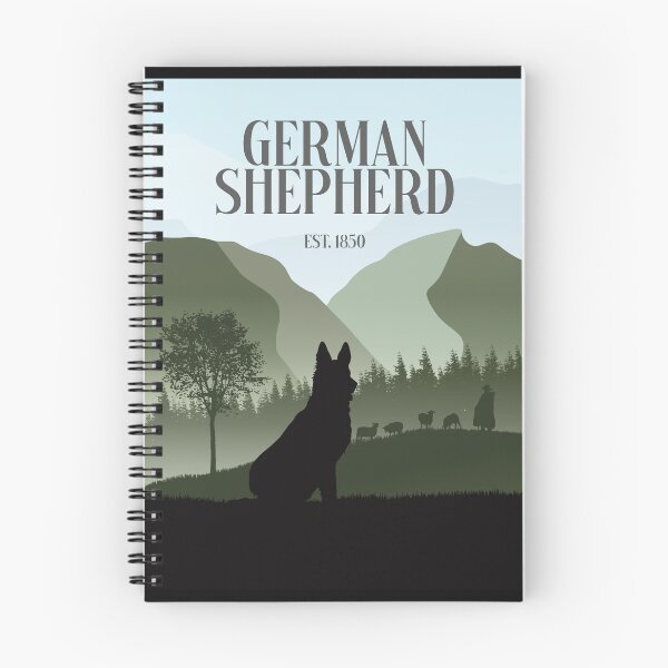 Item preview, German Shepherd 1850 - Minimalist Travel Style - Origin of Dogs designed and sold by PopCultArcade.