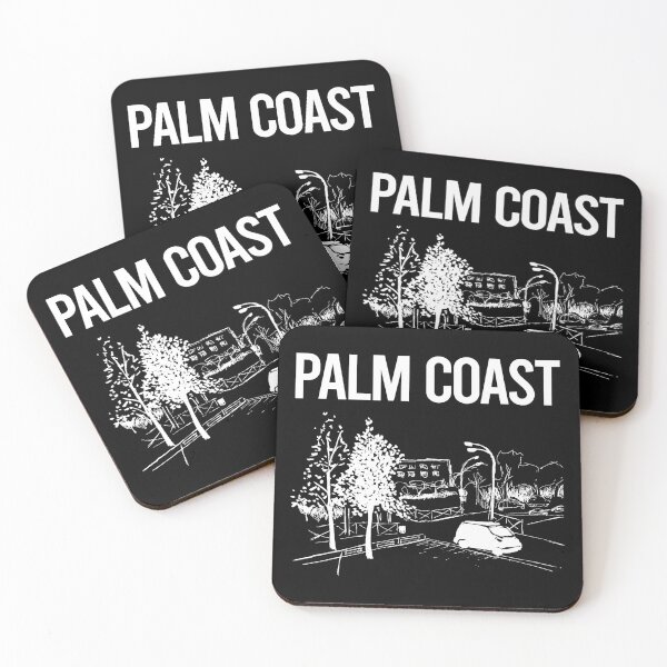 Item preview, Street Sketch Palm Coast designed and sold by bettyn9wp.