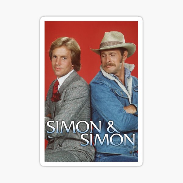 Simon & Simon 80's TV Show Sticker
