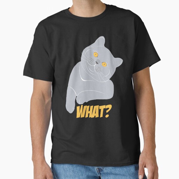 Item preview, Funny cat designs on t-shirts? What? Look no further! Our unique t-shirts feature funny looking cats that will make you stand out. Get yours today! designed and sold by SERGEY OVCHARUK.