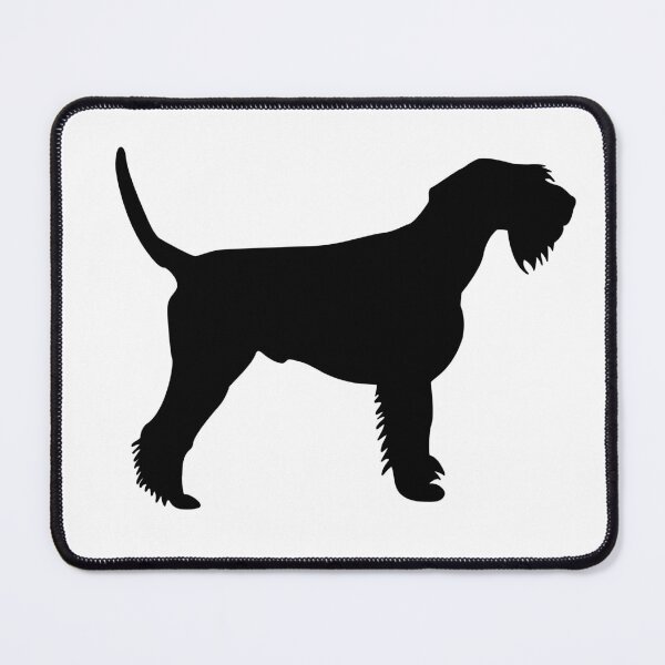 Item preview, giant schnauzer silhouette black designed and sold by dog-shirt.