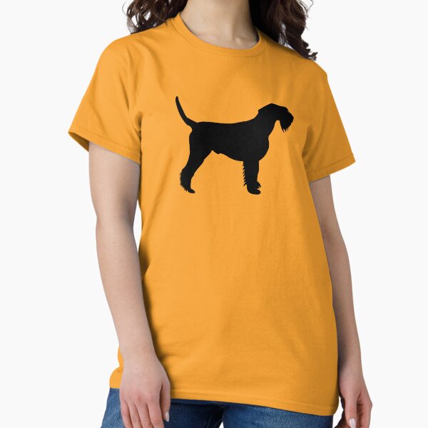riesenschnauzer silhouette schwarz Classic T-Shirt