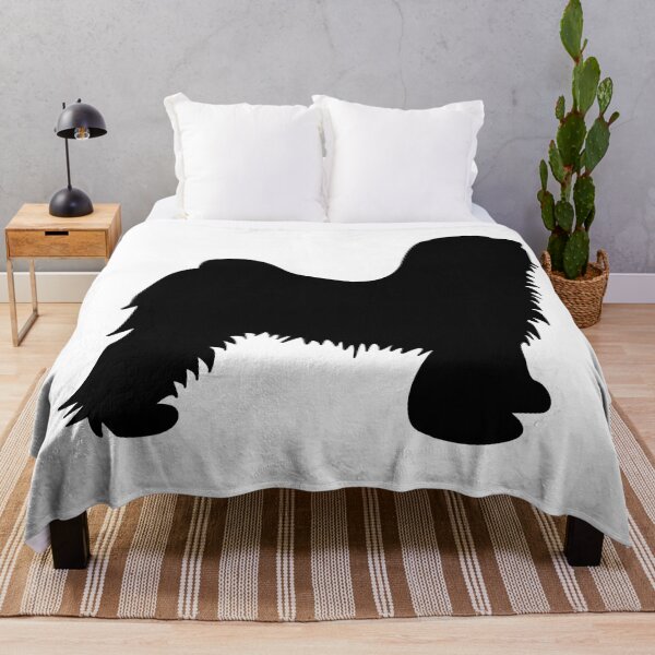 Item preview, Tibetan terrier silhouette black designed and sold by dog-shirt.