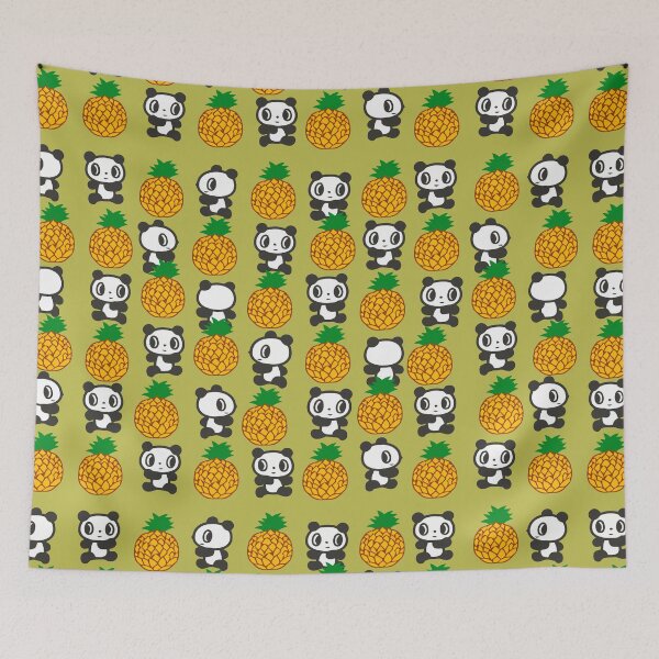 Item preview, Pandas And Pineapples Pattern 1 designed and sold by 108dragons.