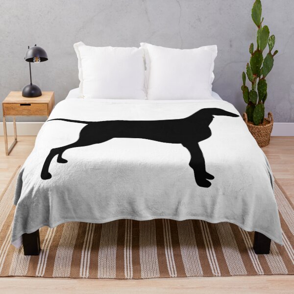 Item preview, Weimaraner silhouette black designed and sold by dog-shirt.