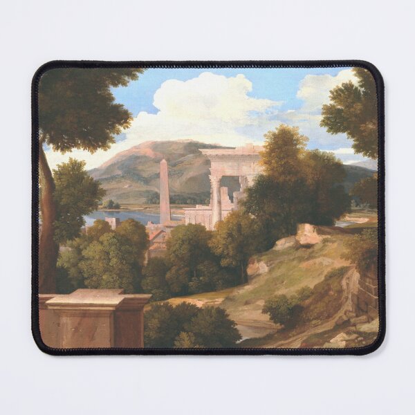 Item preview, Landscape with Saint John on Patmos. Nicolas Poussin designed and sold by OldTimeArt.