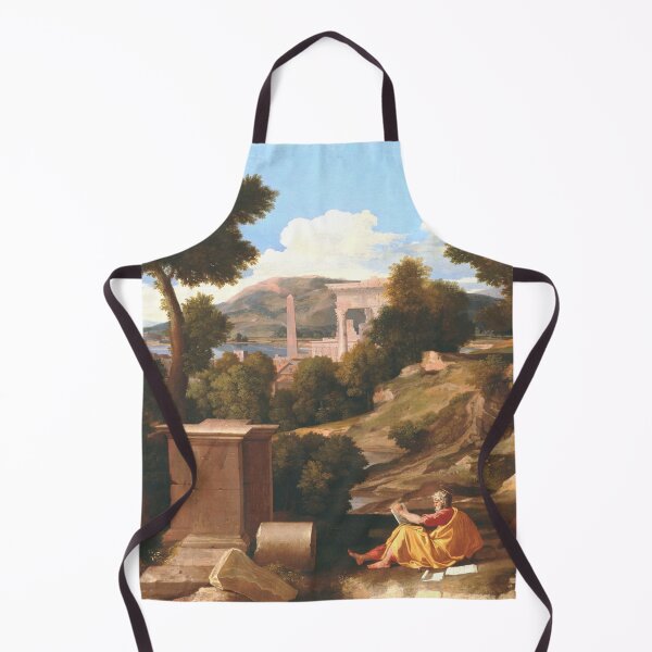 Item preview, Landscape with Saint John on Patmos. Nicolas Poussin designed and sold by OldTimeArt.