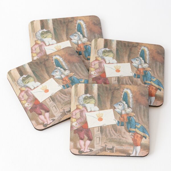 Item preview, Fish Footman and Frog Footman from Alice in Wonderland, illustrated by John Tenniel designed and sold by LoveSeasonz.