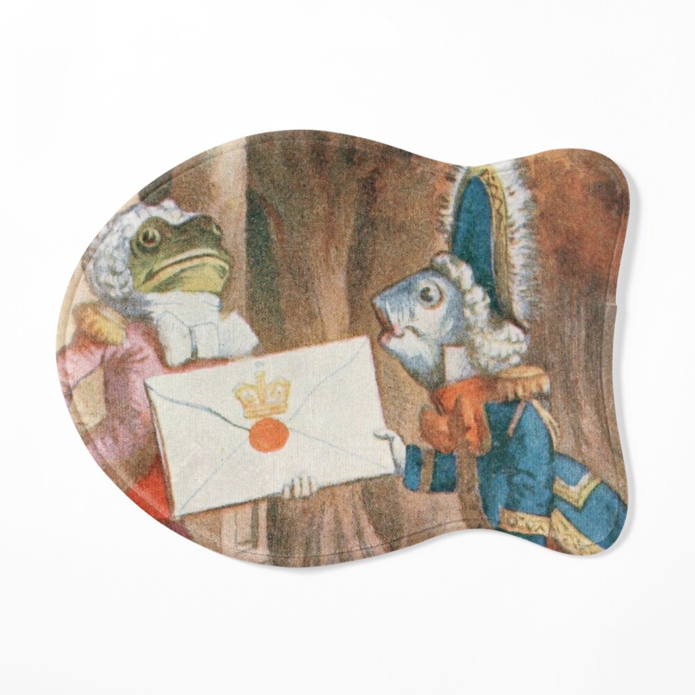 Fish Footman and Frog Footman from Alice in Wonderland, illustrated by John  Tenniel Poster for Sale by LoveSeasonz