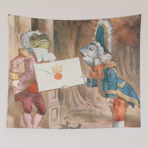 Item preview, Fish Footman and Frog Footman from Alice in Wonderland, illustrated by John Tenniel designed and sold by LoveSeasonz.