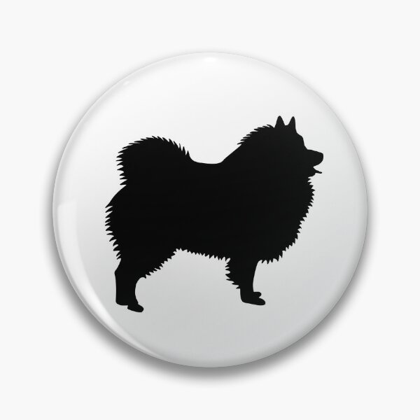 Item preview, wolfspitz silhouette black designed and sold by dog-shirt.