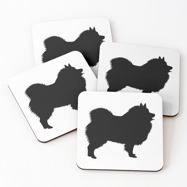 Item preview, wolfspitz silhouette black designed and sold by dog-shirt.