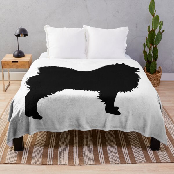 Item preview, wolfspitz silhouette black designed and sold by dog-shirt.