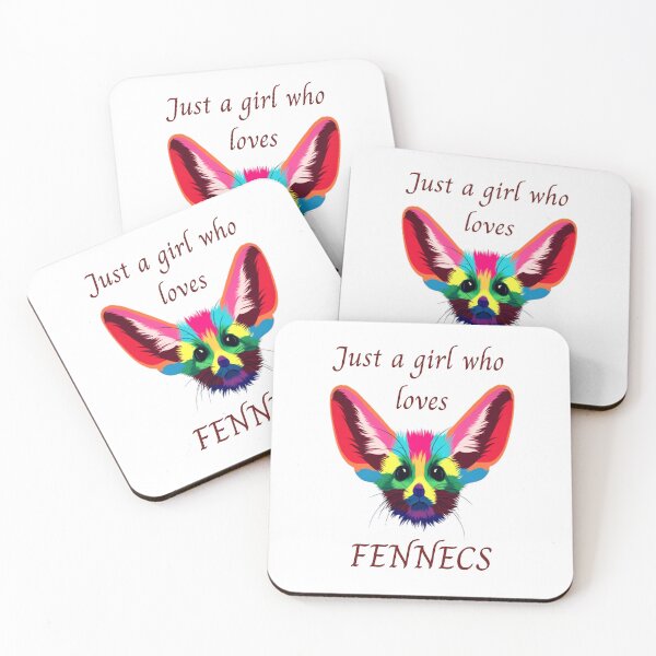Aperçu de l'œuvre JUSTE UNE FILLE QUI AIME LES FENNECS créée et vendue par KatisDesign.