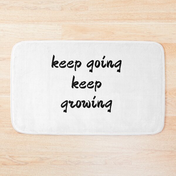 Item preview, keep going, keep growing designed and sold by WORDtoARTwork.