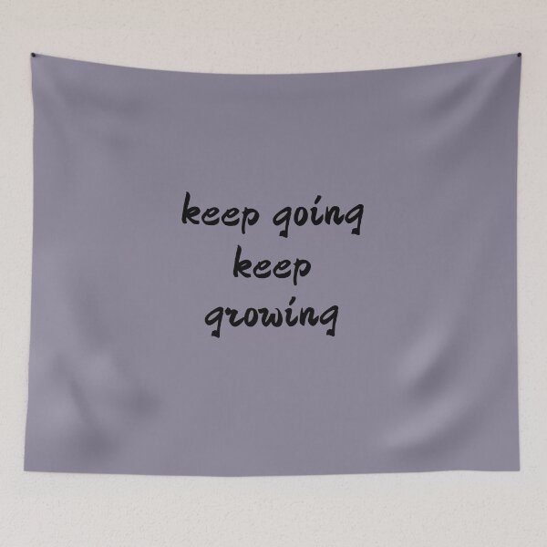 Item preview, keep going, keep growing designed and sold by WORDtoARTwork.