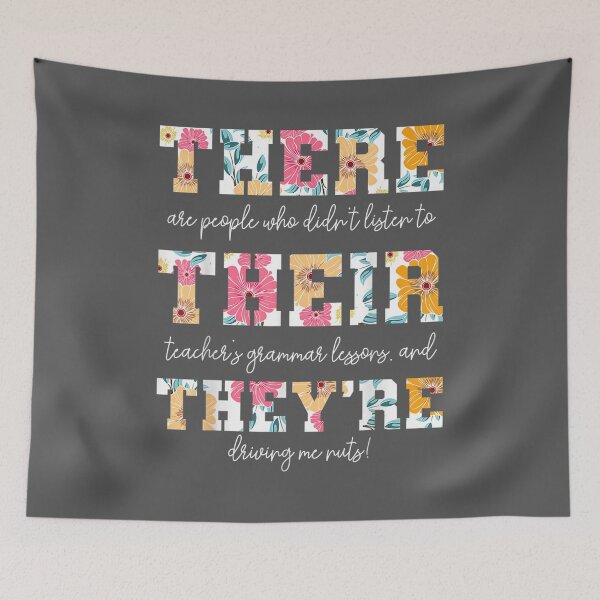 Item preview, There Their They're English Grammar Teacher Funny Quotes designed and sold by zyxig.