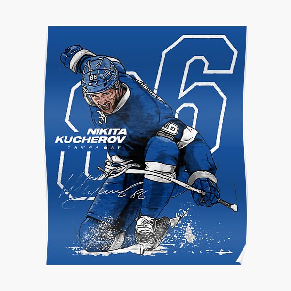 Nikita Kucherov Superstar Tampa Bay Lightning Official NHL Action Po –  Sports Poster Warehouse