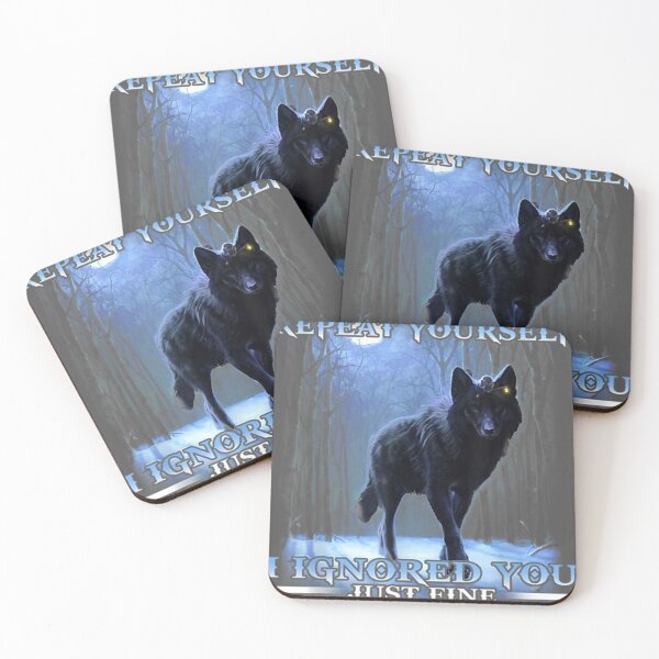 Item preview, There's No Need To Repeat Yourself I Ignored Funny Wolf designed and sold by zyxig.