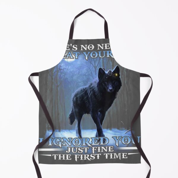Item preview, There's No Need To Repeat Yourself I Ignored Funny Wolf designed and sold by zyxig.