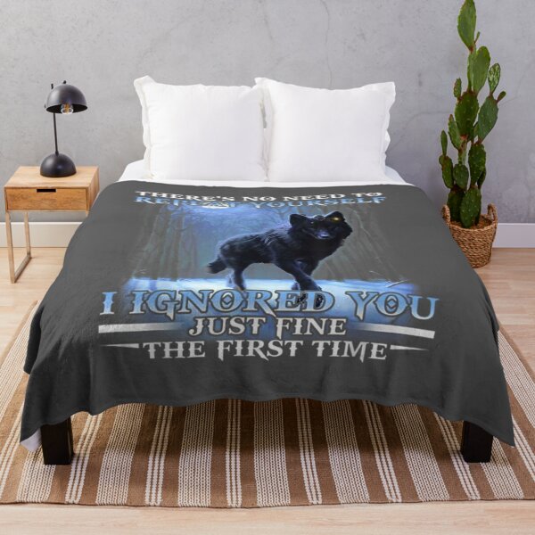 Item preview, There's No Need To Repeat Yourself I Ignored Funny Wolf designed and sold by zyxig.