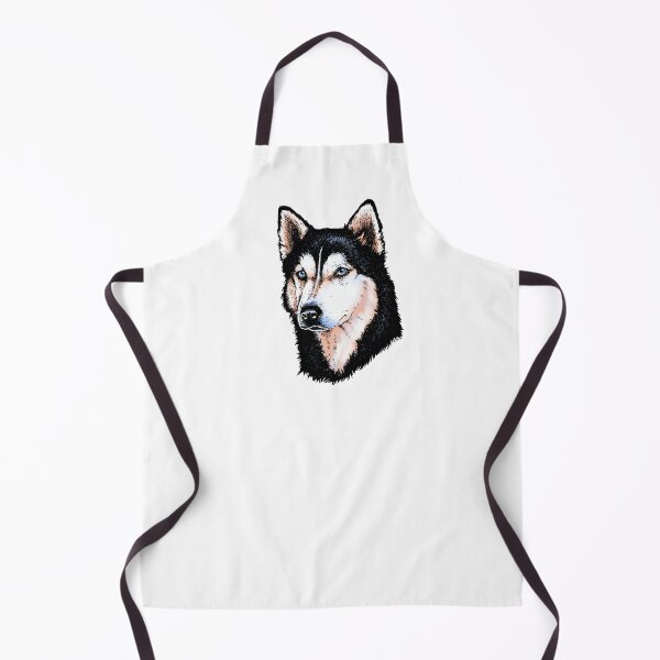 Item preview, Siberian husky portrait designed and sold by Motivburg.