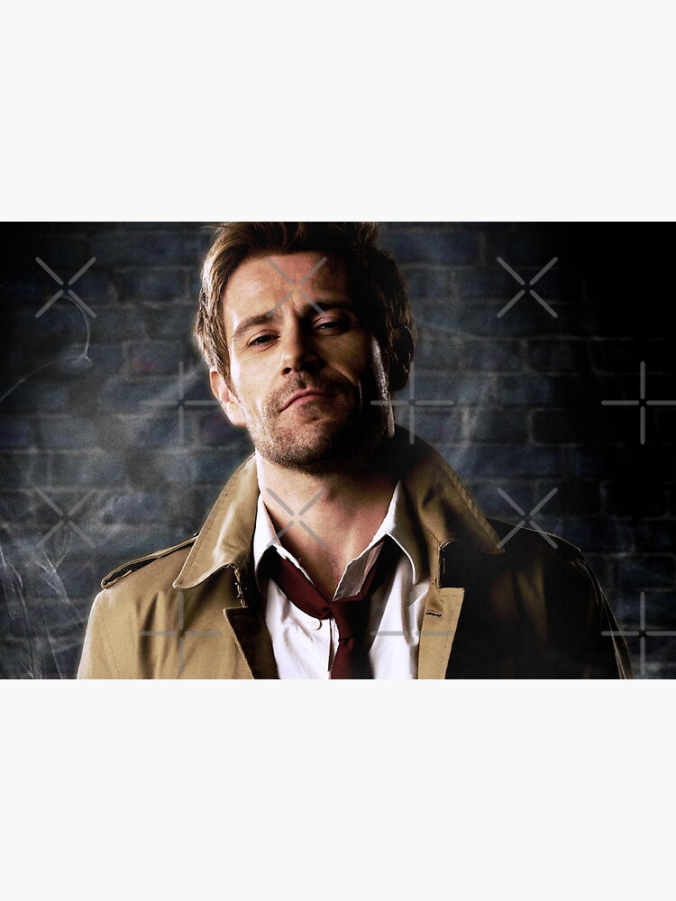 Lámina rígida con la obra «Constantine Matt Ryan» de Leyzel