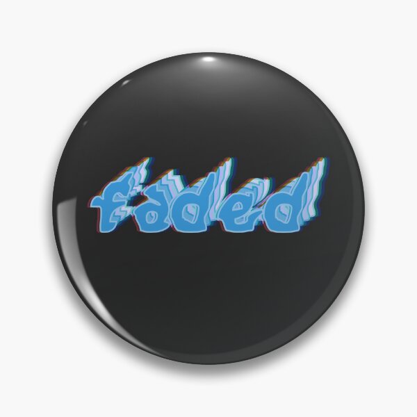 Item preview, FADED Glitchy Vibes Blue designed and sold by everything4eva.