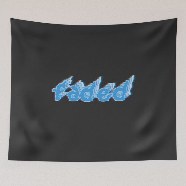 Item preview, FADED Glitchy Vibes Blue designed and sold by everything4eva.