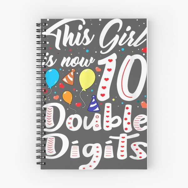 Item preview, This Girl Is Now 10 Double Digits 10th Birthday designed and sold by zyxig.