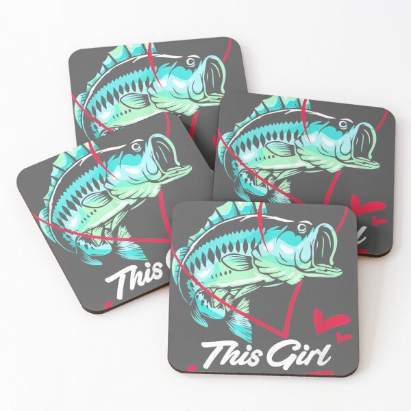 Item preview, This Girl Loves To Fish Bass Fishing designed and sold by zyxig.