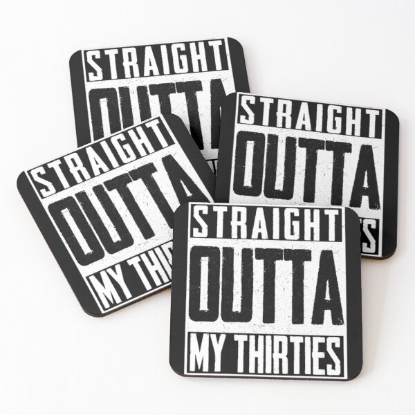 Item preview, Straight Outta My Thirties 40th Birthday Retro Hub designed and sold by JurrienAanholt.