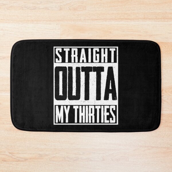Item preview, Straight Outta My Thirties 40th Birthday Retro Hub designed and sold by JurrienAanholt.
