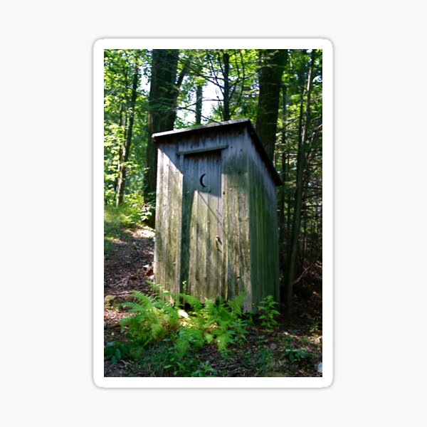 The Outhouse Sticker
