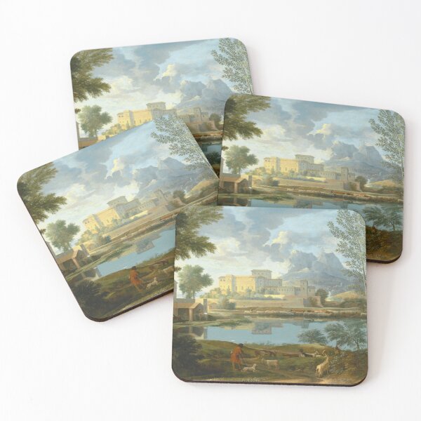 Item preview, Landscape with a Calm. Nicolas Poussin designed and sold by OldTimeArt.