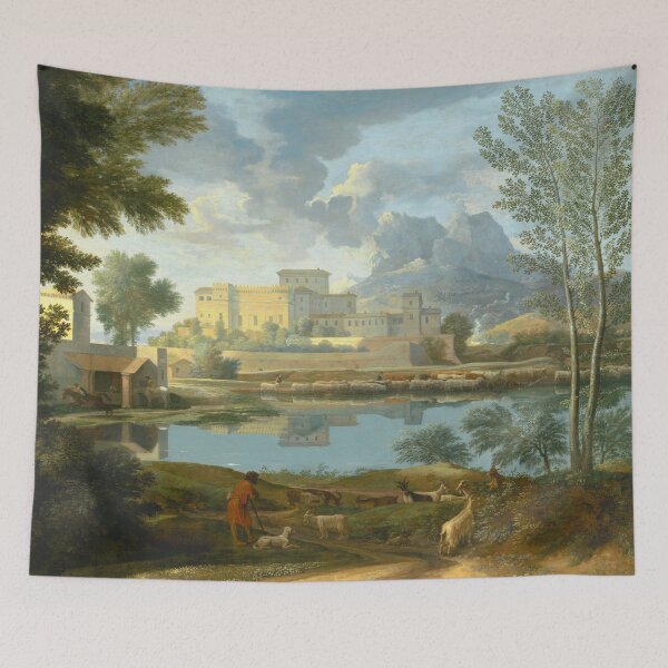 Item preview, Landscape with a Calm. Nicolas Poussin designed and sold by OldTimeArt.