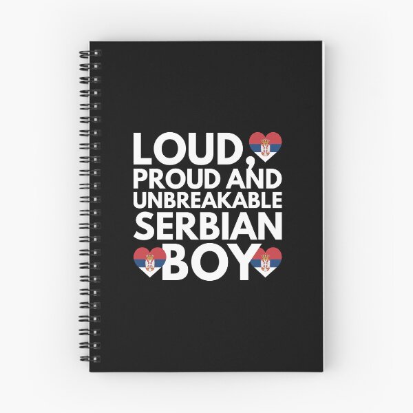Item preview, I am Serbian Boy Loud, Proud and Unbreakable designed and sold by HelloFromAja.