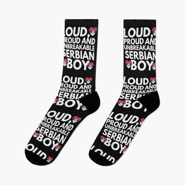 Item preview, I am Serbian Boy Loud, Proud and Unbreakable designed and sold by HelloFromAja.