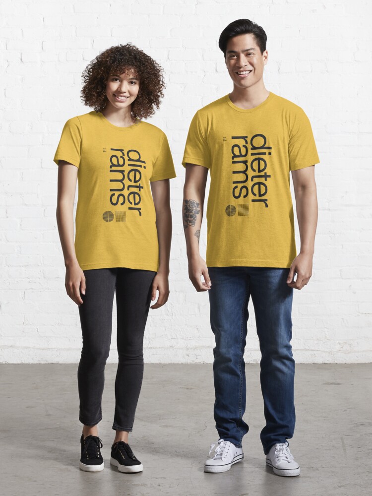 : Less, but better. Dieter Rams design philosophy in German T- Shirt : Clothing, Shoes & Jewelry